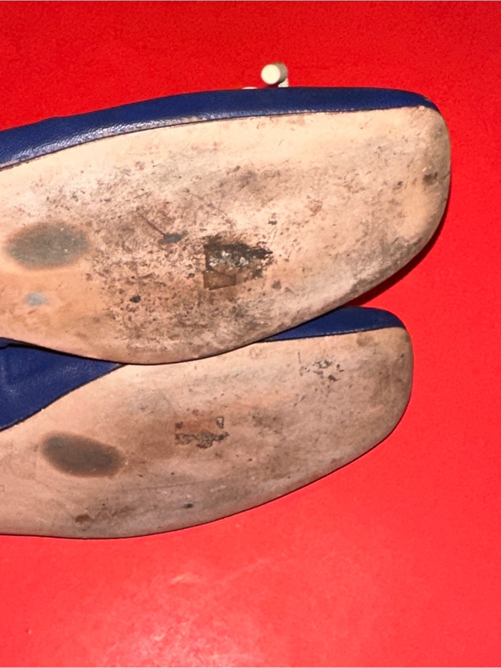 FRANCES VALENTINE Ava Square Toe Ballet Leather Flats Shoes 9 B Retail $398 - Picture 8 of 9
